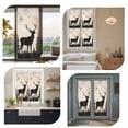 thumbnail image 7 of Vintage Forest Deer Window Privacy Film, Rustic Country Wildlife Woodland Static Cling UV Sun Blocking Heat Control Window Tint Day and Night, Non-Adhesive One Way Windows Privacy Cover 17.7''x78.7'', 7 of 7