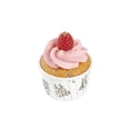 thumbnail image 2 of Panificio 2 oz Round Vintage Floral Paper Medium Baking Cup - Pleated - 2 1/4" x 2 1/4" x 1 1/2" - 200 count box, 2 of 7