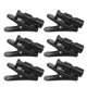 thumbnail image 1 of unbranded 6Ud Sujetadores Para Cable De Micrófono Rotativos Para Uso Diario Color Negro, 1 of 8