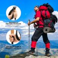 thumbnail image 3 of 2 PACK Trekking Walking Hiking Sticks Poles Anti-slip Adjustable Alpenstock, 3 of 11