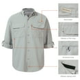 thumbnail image 3 of BASSDASH Men's Performance Fishing Shirt Button Down Long Sleeve UPF 50 Quick Dry FS21M, 3 of 6