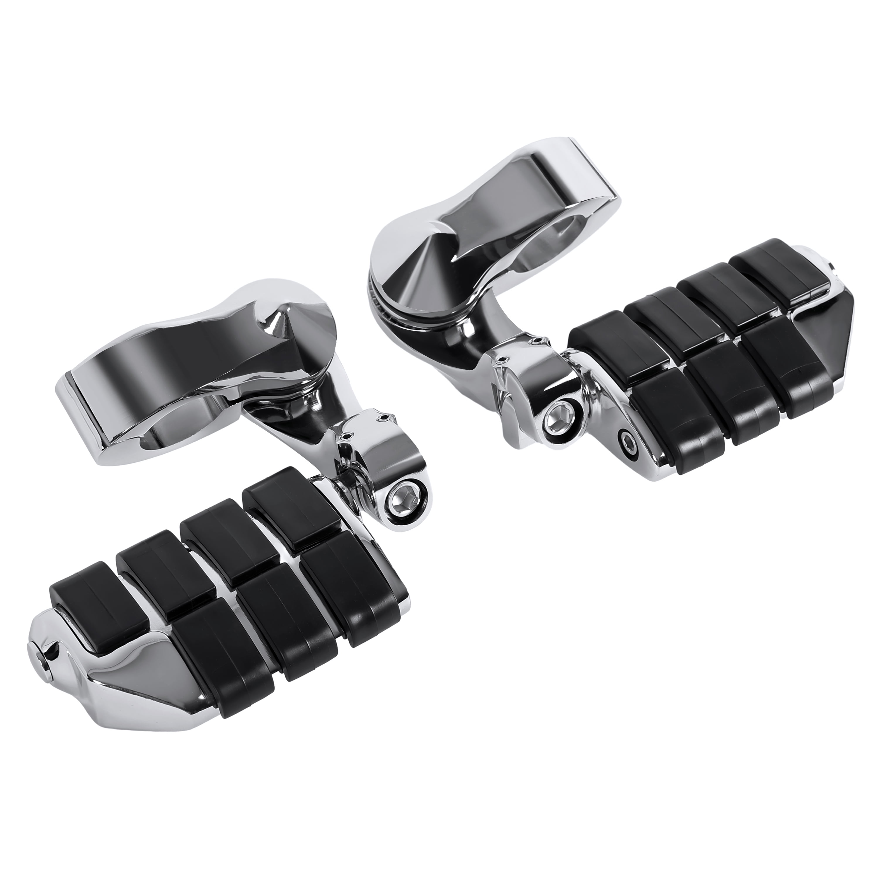 Kojem 1.25" Motorcycle Footpegs Foot Pegs for Harley Davidson Honda Kawasaki Suzuki Yamaha Highway Foot Pegs Pedal