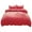Red-414, variant on Promotional Offer,70.86 Inch Bed Set,Student Dormitory Bedding,Soft Comfortable Four-Piece Bedding,Fresh Washed Color,Breathable,Cozy,Machine Washable,Easy Care,Perfect for College Students,Teens,and