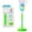 Blue, variant on Glow Burst Bubble Fountain — Magic Jet Bubble Machine, Automatic Bubble Machine with Lights & Music, Adjustable Height Bubble Tower for Parties, Birthdays, Weddings & Outdoor Camping (Red)