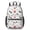 Multicolor, variant on Dog Paw Print and Bone Black 17" School Backpacks for Teens,Waterproof Oxford Fabric,S-Shape Padded Straps for School,Travel,Hiking,Camping