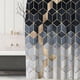 thumbnail image 3 of Cortina de baño con diseño de mármol, cortinas de ducha impermeables, cortina estampada con pantalla geométrica para baño, regalo para el baño Adepaton Accesorios de Baño, 3 of 6