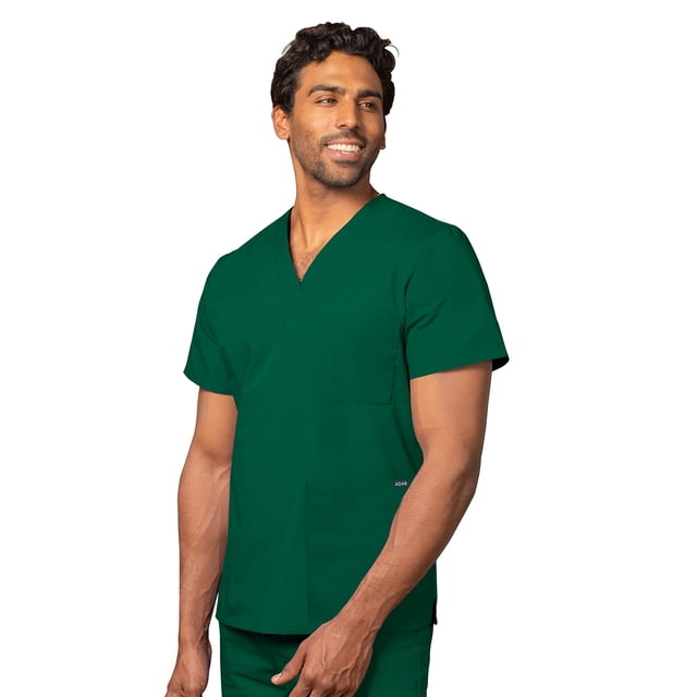 Adar Universal Unisex Scrubs - V-Neck Tunic Scrub Top