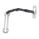 thumbnail image 1 of Cerradura de cadena resistente para puerta, cadena de acero inoxidable con tornillos, cerradura de seguridad para puerta, cerradura de seguridad para hotel en casa (plateado), 1 of 6