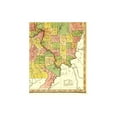 thumbnail image 2 of Historic State Map - Illinois Missouri - Tanner 1823 - Vintage Wall Art, 2 of 4