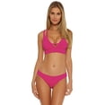 thumbnail image 3 of Becca by Rebecca Virtue Womens Ruched Lined Swim Bottom Separates, 3 of 3
