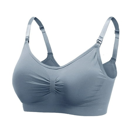 

YOHOME Women s Fashion Front Buckle Push Up Postpartum Thin Breastfeeding Bra