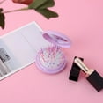 thumbnail image 2 of ACDANC Mini Hair Brush,Springy Cushion Pad Travel Hair Brush,Clear Mini Mirror Mini Hairbrush,Pink1, 2 of 5