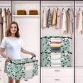 thumbnail image 6 of Foldable Clothes Storage Bags Clothes Organizer Bin with Clear Windows for Clothes Bedding Cute Pandas, 6 of 6
