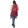 thumbnail image 5 of Crochet Vest for Women Plus Size Sleeveless Boho Lace Cardigan Cover Ups, 5 of 6