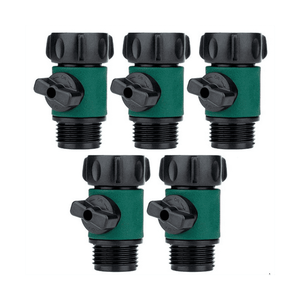 Plastic Water Pipe Shutoff Valve Garden Hose Connection Valve Plastic