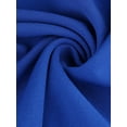 thumbnail image 5 of Unique Bargains Robe d'Été Bustier pour les Femmes Côté Slip Froncé Wrap Partie Plage Maxi Robe Bleu Royal XS, 5 of 5