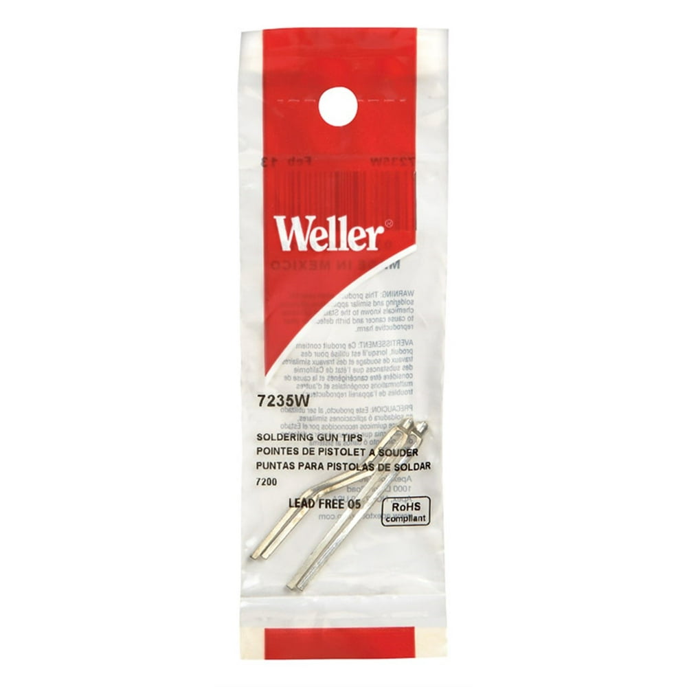 Weller 7235 Lightweight Soldering Gun Tips 2 Count