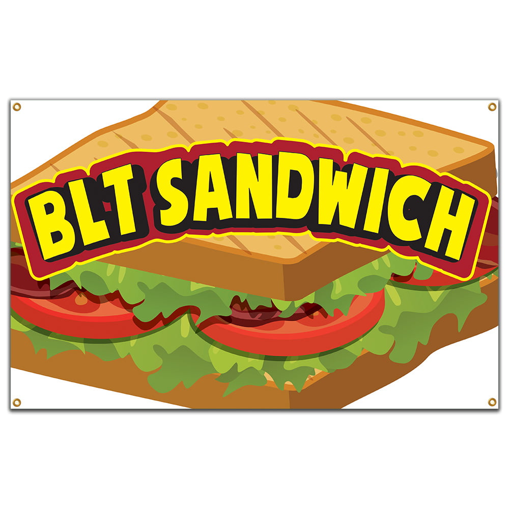 Sub Sandwiches Banner Heavy Duty 13 Oz Vinyl with Grommets 