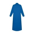 thumbnail image 3 of IYTR Men's Clergy Cassock Long Black Priest Robe Pastor Preacher Minister Clergyman Vestments Blue XXL, 3 of 4