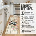 thumbnail image 5 of Cow Print Rugs for Kitchen Floor, Farmhouse Kitchen Mats Cushioned Anti Fatigue 2 Piece Set, Memory Foam Kitchen Mat Set of 2 and Kitchen Runner Rug Washable for Home Kitchen Decor 17"x30"+17"x47", 5 of 6