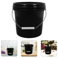 thumbnail image 4 of KAKOWELY 2pcs Plastic Water Bucket Multipurpose Bucket with Lid Water Storage Container,8.78X"X8.27"X8.27", 4 of 5