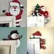 thumbnail image 2 of Decoración navideña 2025 1 pieza de Papá Noel para puerta de Navidad, decoración de esquinas para puerta, bricolaje, costura creativa, decoración del hogar, colgante de Navidad, 2 of 5