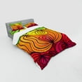 thumbnail image 3 of Ambesonne Abstract Bedding Set 3 Pcs, Colorful Tangled Lines, Twin, Multicolor, 3 of 3