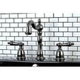 thumbnail image 3 of Kingston Brass NB1970AL Water Onyx  widespread lavatory faucet with lever han..., 3 of 4