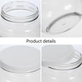 thumbnail image 2 of Large Glass Jar with Plastic Lid Large Food Cereal Storage Canister Airtight Mason Jar, 2 of 9