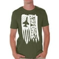 thumbnail image 1 of Awkward Styles American Flag Airforce Men Shirt Made in the USA Patriotic Airforce Men T shirt USA Flag Airforce Tshirt for Men Proud American Vintage USA Airforce Men T-shirt Love USA, 1 of 4