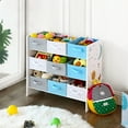 thumbnail image 4 of SONGMICS - Estante de almacenamiento infantil para juguetes y libros, con 9 cajas extraíbles, 4 of 7