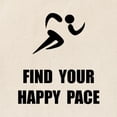 thumbnail image 2 of CafePress - Happy Pace Tote Bag - Unisex Canvas Tote Bag, Beige, 1-Piece, 2 of 6
