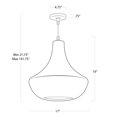 thumbnail image 2 of Regina Andrew 17-1024WT Vista 17" Wide Outdoor Chandelier - White, 2 of 7