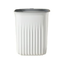 Bdday Dustbin Household Kitchen Trash Can Bedroom Toilet Lidless Press Ring Bathroom Trash Can Dustbin for Kitchen