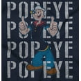 thumbnail image 2 of Popeye The Sailor Man On Repeat Retro Sweatshirt for Men or Women Brisco Brands S, 2 of 5