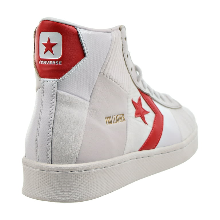 Discutir Aptitud Viento Converse Pro Leather Hi Men's Shoes White-University Red 170900c -  Walmart.com