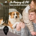 thumbnail image 3 of Dog Memorial Gifts for Loss of Dog, Wind Chimes for Outside, Pet Loss Sympathy Gift Memorial Wind Chimes, Crystal Prism Hanging Decor, Sympathy Gift for Patio Garden Window Decor P-WC-01-LE-BLA, 3 of 6