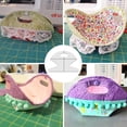 thumbnail image 4 of DIY Sewing Patchwork Templates for Bowl Making Biscuit Basket Pattern Guides, Versatile Craft Templates, Bowl Sewing Guides, Patchwork Pattern Tools, DIY Craft Templates for Quilting(10"), 4 of 7