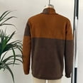 thumbnail image 4 of Miluxas Cardigan Sweaters for Men Casual Shawl Long Sleeve Button Up Knited Sweaters Orange XL(XL), 4 of 7