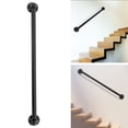 thumbnail image 6 of 3Ft Metal Handrail Stairs Wall-Mounted Railing Indoor Outdoor Wall Balustrade, 6 of 20