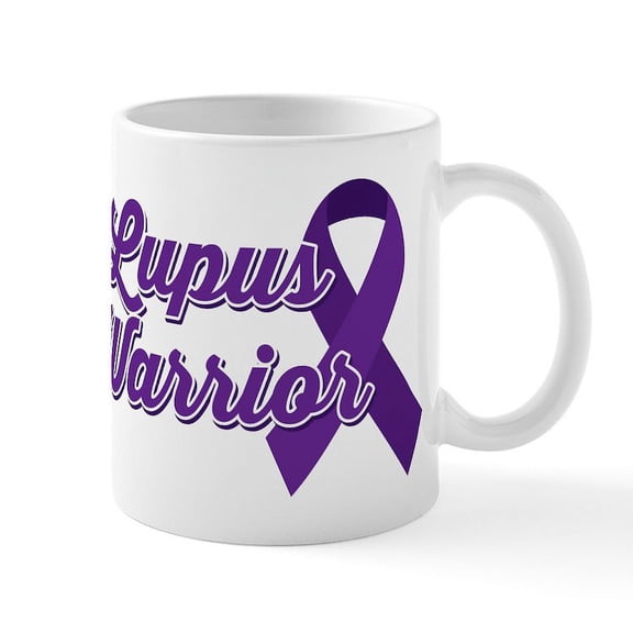 CafePress - Lupus Warrior Mugs - 11 oz Ceramic Mug - Novelty Coffee Tea Cup