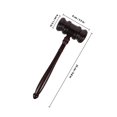 thumbnail image 2 of TEHAUX Gavel Wood Hammer Coffee 1Pack For Auctioneer Events, 2 of 8