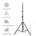 thumbnail image 3 of Amdohai 2.1m Ring Lamp Fill Light Stand Length Adjustable Tripod Photography Stand for Ring Light Live Stream, 3 of 5