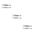 thumbnail image 2 of Becaristey Easy To Attach Car Accessory Cool Style And Personalized Fashionable Decorative Black and Grey 3Set, 2 of 6