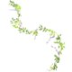 thumbnail image 5 of KAKOWELY Enredadera de glicina artificial, hojas verdes de glicina falsas, enredadera de glicina para decoración de bodas y fiestas., 5 of 5