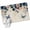 MidnightBlue LightPink Beige, variant on Weeping Blue Floral Entryway Rug 2'x3' Non Slip Front Door Mats, Spring Butterflies Flowers Linen Entrance Rugs Indoor Outdoor Carpet, Washable Floor Mats Small Area Rug for Bedroom Kitchen