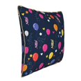 thumbnail image 2 of Kll Colored Balloons Decorative Throw Pillow Covers Velvet Soft For Couch Sofa Bedroom Living Room Outdoor -18"X18", 2 of 8