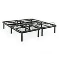Lucid Basic Remote Controlled Steel Adjustable Bed Base, King/Split