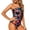 A-Multicolour232, variant on JAJAHO One Piece Swimsuit Women One Shoulder Full Coverage Swimwear Tummy Control Summer Athletic Bathing Suit Stylish Beachwear