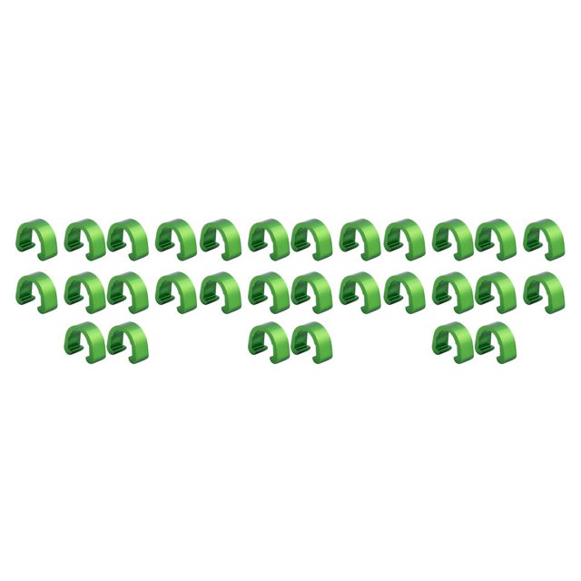 Naiovety 10 piezas Cable de bicicleta C Clips Profesional Herramienta simple Accesorio de fijación Conveniente Guía de manguera Abrazaderas Type1 NO1